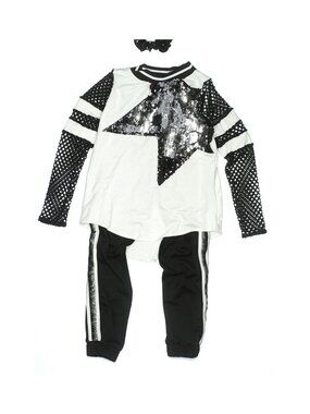 Girl Weismann Dance Everything On Fleek 12078 Black Star Hip Hop Costume MC